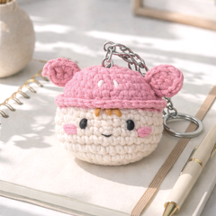 Knitty Critters Amigurumi Keyrings - Oinkers Pig