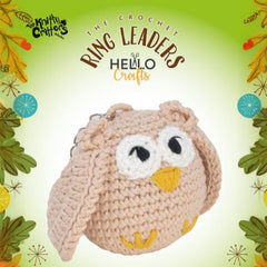 Knitty Critters – Woodland – Owl | DIY Amigurumi Crochet Keyring Kit