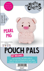 Knitty Critters - Pouch Pals V - Pearl Pig | DIY Amigurumi Crochet Kit