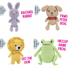 Pouch Pals Crochet Kit – Playful Mix Bundle