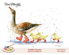 Bree Merryn Paint By Numbers 40cm x 50cm - Puddle Parade