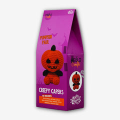 Knitty Critters - Creepy Capers - Pumpkin Paul | DIY Amigurumi Crochet Kit