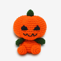 Knitty Critters - Creepy Capers - Pumpkin Paul | DIY Amigurumi Crochet Kit