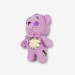 Knitty Critters - Happyween - Purple Voodoo Bear | DIY Amigurumi Crochet Kit