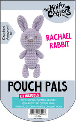 Knitty Critters - Pouch Pals I Rachael Rabbit | DIY Amigurumi Crochet Kit