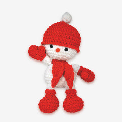 Knitty Critters - Baby Christmas - Twinkle Snowman | DIY Amigurumi Crochet Kit