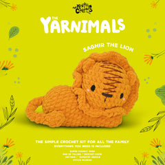 Knitty Critters - Yarnimals - Saghir The Lion | DIY Amigurumi Crochet Kit