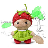 Knitty Critters - Bambinos - Sally Strawberry | DIY Amigurumi Crochet Kit