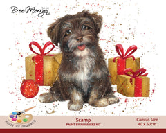 Bree Merryn Paint By Numbers Christmas 40cm x 50cm - Scamp