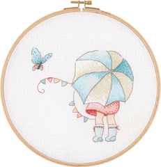 Counted Cross Stitch Hoop Kit - E2608 - Spring Days