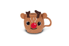 Knitty Critter Crochet Kit - Merry Mug Buddies Bundle
