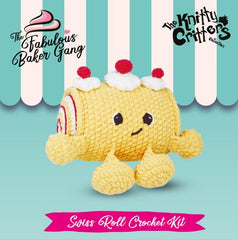 Knitty Critters – The Fabulous Baker Gang II – Swiss Roll | DIY Amigurumi Crochet Kit