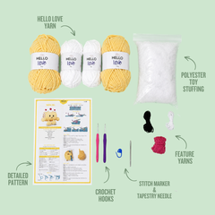 Knitty Critters – The Fabulous Baker Gang II – Swiss Roll | DIY Amigurumi Crochet Kit