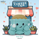 Knitty Critters - The Coffee Club - Teacup | DIY Amigurumi Crochet Kit