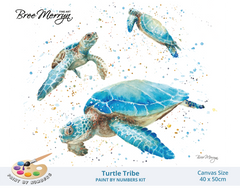 Bree Merryn Paint By Numbers 40cm x 50cm - Turtle Tribe