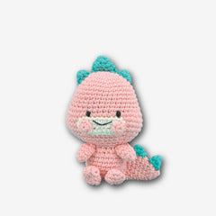 Knitty Critters - Adorables - Roberta The Dinosaur | DIY Amigurumi Crochet Kit