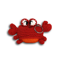 Knitty Critters - Sealife - Crab | DIY Amigurumi Crochet Keyring Kit