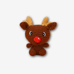Knitty Critters - Festive Friends - Reindeer | DIY Amigurumi Crochet Kit