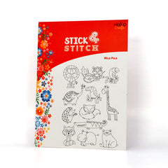 Stick & Stitch - Wild Pals Embroidery Templates