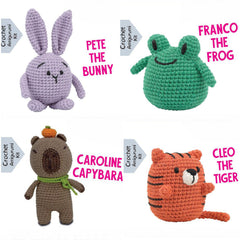 Pouch Pals Crochet Kit – Wild Wonders Bundle