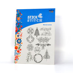 Stick & Stitch - Winter Leaves Embroidery Templates