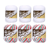 Lily Sugar'n Cream Mistletoe Mix 6 Ball Value Pack
