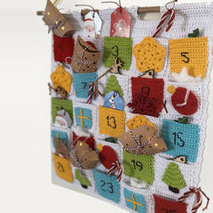 Appliqués & Numbers Advent Calendar | PDF Crochet Pattern Download