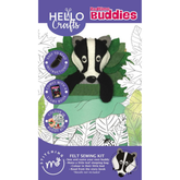 Bedtime Buddies Felt Sewing Kit Ð Create Bennett the Badger | Easy Craft for Kids & Beginners