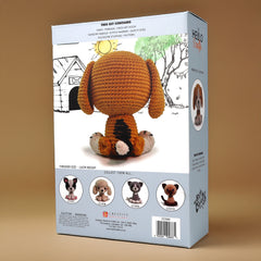 Knitty Critters - Cats & Dogs - Buddy Beagle | DIY Amigurumi Crochet Kit