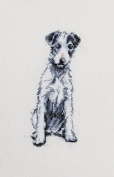 Cecil Aldin Man's Best Friend Cross Stitch Kit - Barney