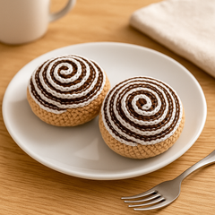 Knitty Critters - Bakery Selection - Cinnamon Rolls | DIY Amigurumi Crochet Kit
