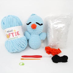 Knitty Critters - Hello Softies - Brian The Bird | DIY Amigurumi Crochet Kit