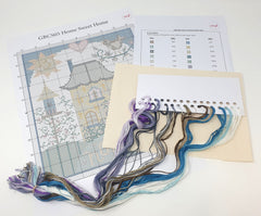 Folk Art - Counted Cross Stitch Kit - Home Sweet Home