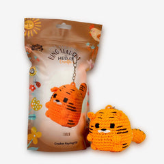 Knitty Critters – Body Shapes – Tiger | DIY Amigurumi Crochet Keyring Kit