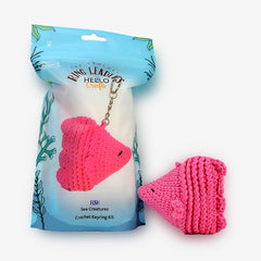 Knitty Critters – Sea Creatures – Fish | DIY Amigurumi Crochet Keyring Kit