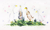 Charlotte Rennie Counted Cross Stitch - Gaggle Of Geese