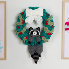 CROCHET KIT: Merry Mischief Crochet Wreath