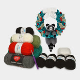 CROCHET KIT: Merry Mischief Crochet Wreath