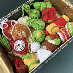Knitty Critters - Cozy Christmas Ornaments | PDF Crochet Pattern Download