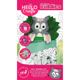 Bedtime Buddies Felt Sewing Kit - Create Oakley the Owl | Magical Craft for Kids & Beginners