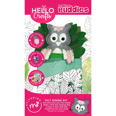 Bedtime Buddies Felt Sewing Kit - Create Oakley the Owl | Magical Craft for Kids & Beginners