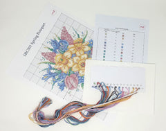 My Cross Stitch - Contemporary Floral - Counted Cross Stitch Kit - Spring Bouquet