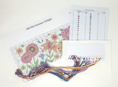 My Cross Stitch - Contemporary Floral - Counted Cross Stitch Kit - Summer Delight