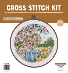 Cross Stitch Hoop Kit - Summer Garden