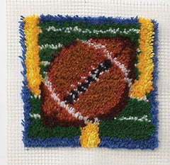 Wonderart Latch Hook Kit - Touchdown 12" x 12"