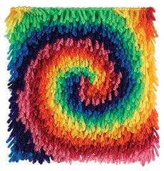 Wonderart Twirl Latch Hook Rug Kit 8" x 8"