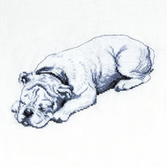 Cecil Aldin Man's Best Friend Cross Stitch Kit - Winston