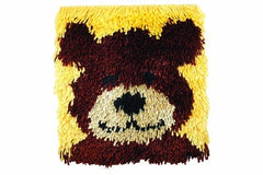 WonderArt Shaggy Teddy Latch Hook Rug Kit 12" x 12"