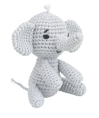 Knitty Critters - Pouch Pals I Ross The Elephant | DIY Amigurumi Crochet Kit