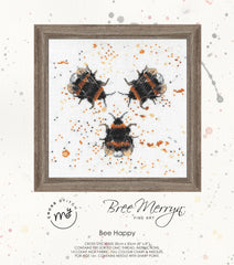 Bree Merryn - Counted Cross Stitch Kit - Bee Happy